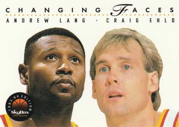 #292 Andrew Lang / Craig Ehlo - Atlanta Hawks - 1993-94 SkyBox Premium Basketball