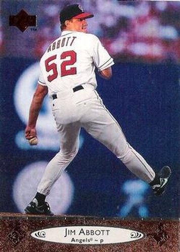 #292 Jim Abbott - California Angels - 1996 Upper Deck Baseball