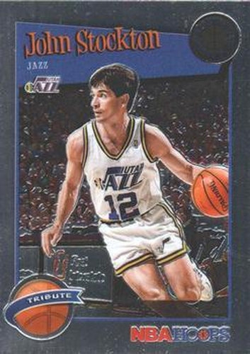 #292 John Stockton - Utah Jazz - 2019-20 Hoops Premium Stock Basketball