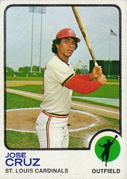 #292 Jose Cruz - St. Louis Cardinals - 1973 Topps Baseball