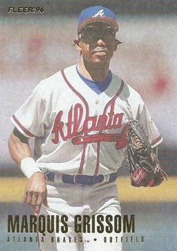 #292 Marquis Grissom - Atlanta Braves - 1996 Fleer Baseball