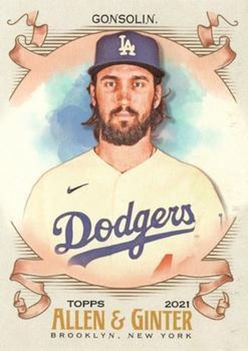#292 Tony Gonsolin - Los Angeles Dodgers - 2021 Topps Allen & Ginter Baseball