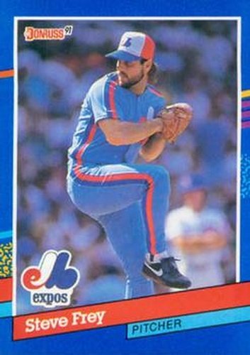 #292 Steve Frey - Montreal Expos - 1991 Donruss Baseball