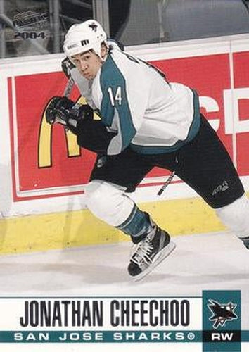 #292 Jonathan Cheechoo - San Jose Sharks - 2003-04 Pacific Hockey