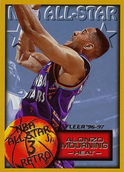 #292 Alonzo Mourning - Miami Heat - 1996-97 Fleer Basketball