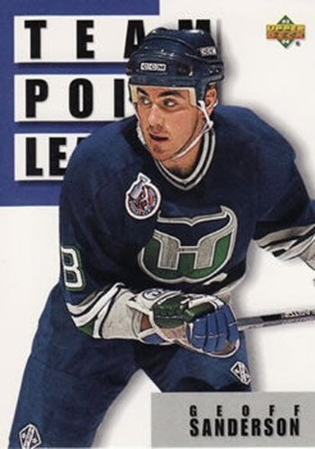 #292 Geoff Sanderson - Hartford Whalers - 1993-94 Upper Deck Hockey