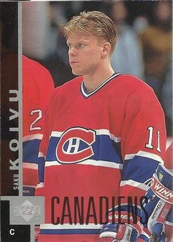 #293 Saku Koivu - Montreal Canadiens - 1997-98 Upper Deck Hockey