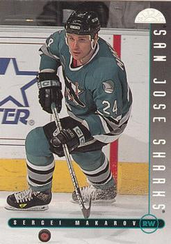 #293 Sergei Makarov - San Jose Sharks - 1995-96 Leaf Hockey