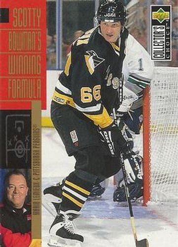 #293 Mario Lemieux - Pittsburgh Penguins - 1996-97 Collector's Choice Hockey
