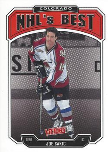 #293 Joe Sakic - Colorado Avalanche - 2000-01 Upper Deck Victory Hockey