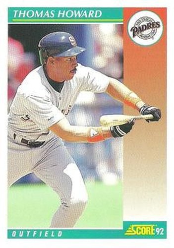 #293 Thomas Howard - San Diego Padres - 1992 Score Baseball