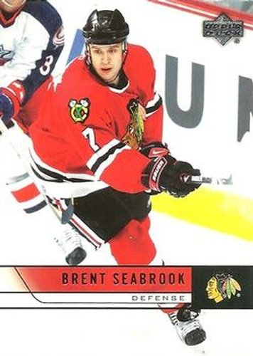 #293 Brent Seabrook - Chicago Blackhawks - 2006-07 Upper Deck Hockey