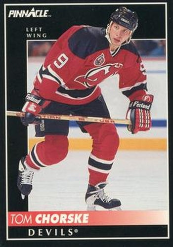 #293 Tom Chorske - New Jersey Devils - 1992-93 Pinnacle Canadian Hockey