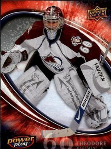 #293 Jose Theodore - Washington Capitals - 2008-09 Upper Deck Power Play Box Set Hockey