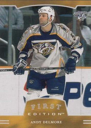 #293 Andy Delmore - Nashville Predators - 2002-03 Be a Player First Edition Hockey