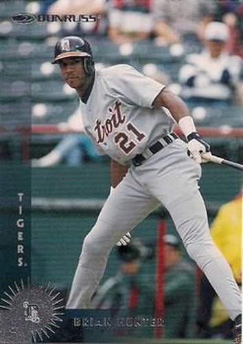 #293 Brian Hunter - Detroit Tigers - 1997 Donruss Baseball