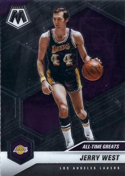 #293 Jerry West - Los Angeles Lakers - 2020-21 Panini Mosaic Basketball