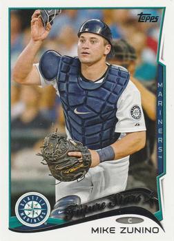 #293 Mike Zunino - Seattle Mariners - 2014 Topps Baseball