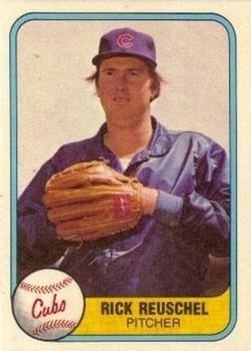 #293 Rick Reuschel - Chicago Cubs - 1981 Fleer Baseball