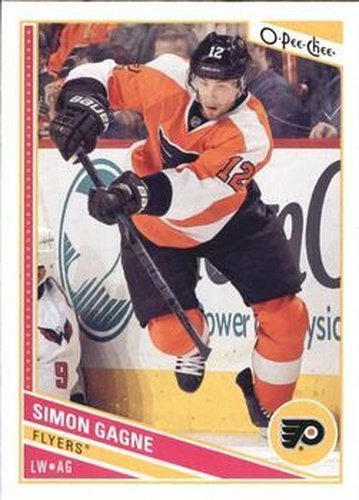 #293 Simon Gagne - Philadelphia Flyers - 2013-14 O-Pee-Chee Hockey