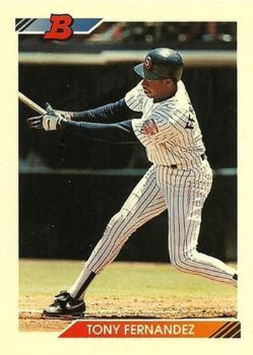 #293 Tony Fernandez - San Diego Padres - 1992 Bowman Baseball