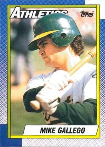#293 Mike Gallego - Oakland Athletics - 1990 O-Pee-Chee Baseball