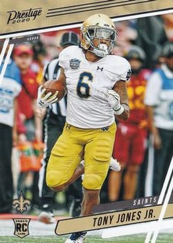 #293 Tony Jones Jr. - New Orleans Saints - 2020 Panini Prestige Football