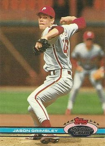 #294 Jason Grimsley - Philadelphia Phillies - 1991 Stadium Club Baseball