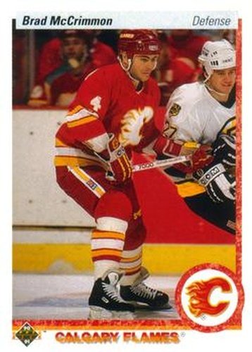 #294 Brad McCrimmon - Calgary Flames - 1990-91 Upper Deck Hockey