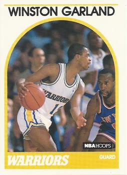 #294 Winston Garland - Golden State Warriors - 1989-90 Hoops Basketball
