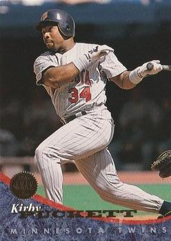 #294 Kirby Puckett - Minnesota Twins - 1994 Leaf Baseball