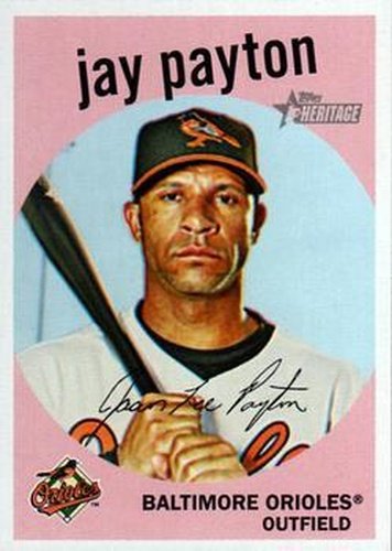 #294 Jay Payton - Baltimore Orioles - 2008 Topps Heritage Baseball