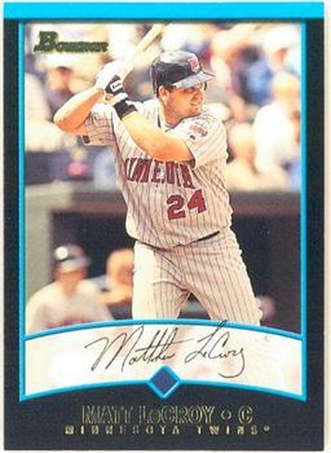 #294 Matt LeCroy - Minnesota Twins - 2001 Bowman Baseball