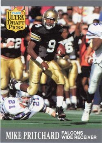 #294 Mike Pritchard - Atlanta Falcons - 1991 Ultra Football