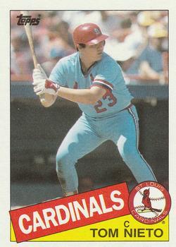 #294 Tom Nieto - St. Louis Cardinals - 1985 Topps Baseball