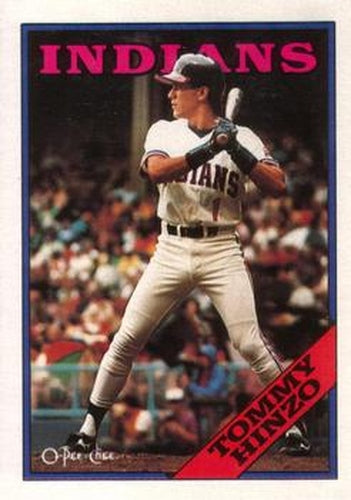 #294 Tommy Hinzo - Cleveland Indians - 1988 O-Pee-Chee Baseball
