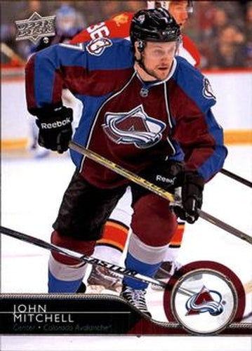 #294 John Mitchell - Colorado Avalanche - 2014-15 Upper Deck Hockey