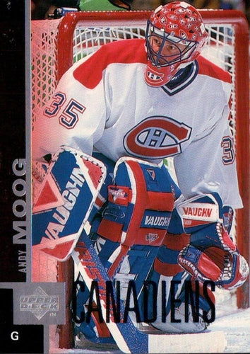 #294 Andy Moog - Montreal Canadiens - 1997-98 Upper Deck Hockey