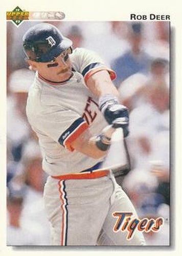 #294 Rob Deer - Detroit Tigers - 1992 Upper Deck Baseball