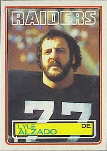 #295 Lyle Alzado - Los Angeles Raiders - 1983 Topps Football