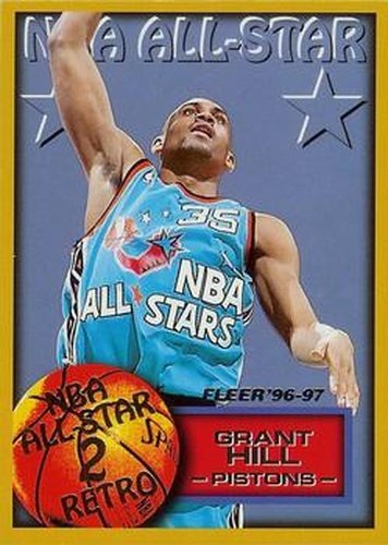 #295 Grant Hill - Detroit Pistons - 1996-97 Fleer Basketball