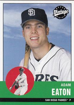 #295 Adam Eaton - San Diego Padres - 2001 Upper Deck Vintage Baseball