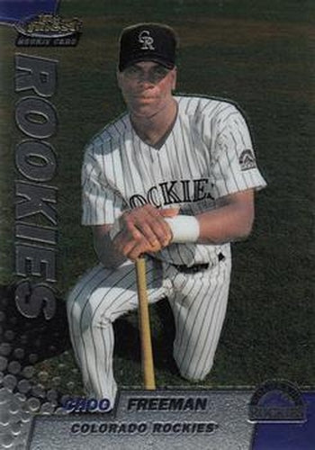 #295 Choo Freeman - Colorado Rockies - 1999 Finest Baseball
