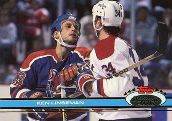 #295 Ken Linseman - Edmonton Oilers - 1991-92 Stadium Club Hockey