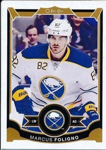 #295 Marcus Foligno - Buffalo Sabres - 2015-16 O-Pee-Chee Hockey