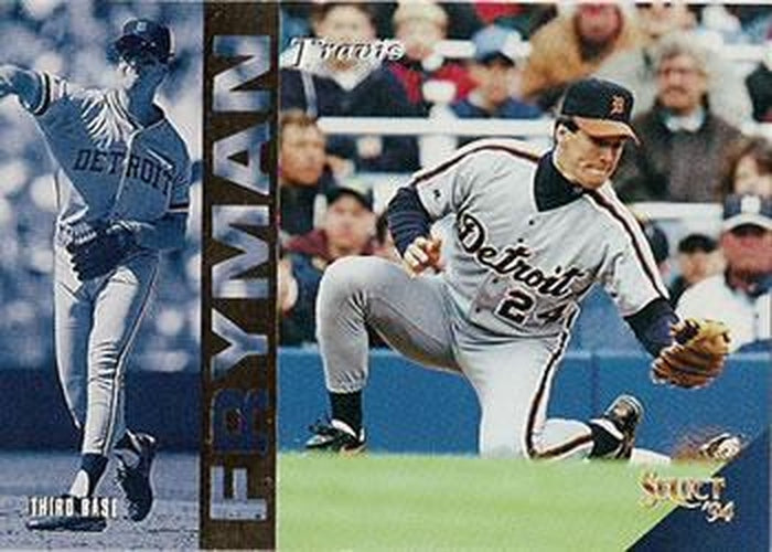 #295 Travis Fryman - Detroit Tigers - 1994 Select Baseball