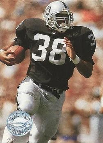#295 Nick Bell - Los Angeles Raiders - 1991 Pro Set Platinum Football