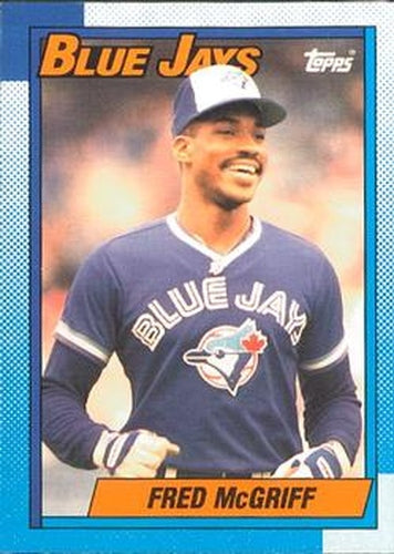 #295 Fred McGriff - Toronto Blue Jays - 1990 O-Pee-Chee Baseball