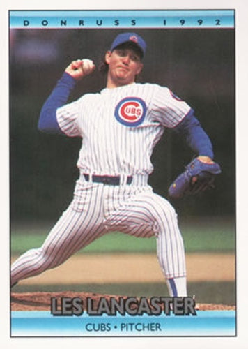 #296 Les Lancaster - Chicago Cubs - 1992 Donruss Baseball