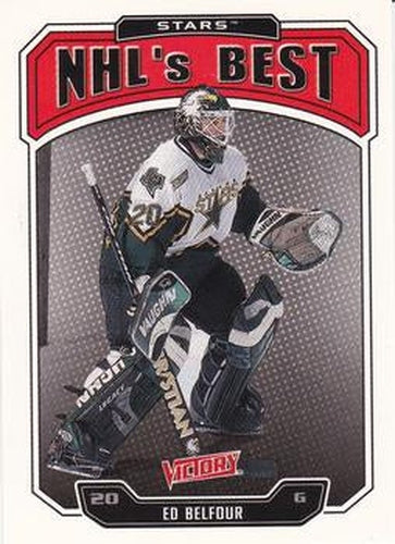 #296 Ed Belfour - Dallas Stars - 2000-01 Upper Deck Victory Hockey